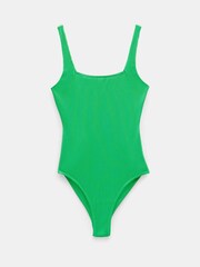 Hush Dark Green Lola Stripe Scoop Swimsuit - Image 5 of 5