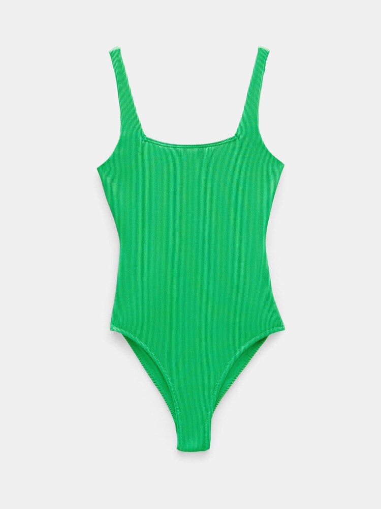 Hush Dark Green Lola Stripe Scoop Swimsuit - Image 5 of 5