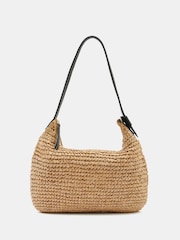 Hush Natural Sophie Straw Crossbody Bag - Image 1 of 3
