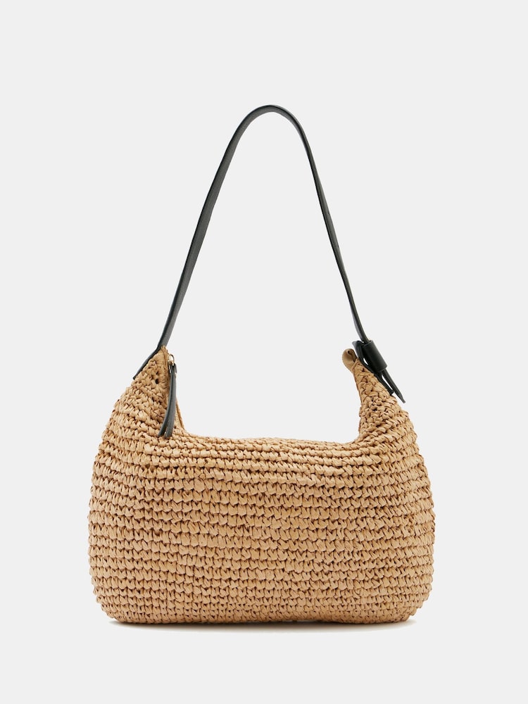 Hush Natural Sophie Straw Crossbody Bag - Image 1 of 3