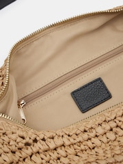 Hush Natural Sophie Straw Crossbody Bag - Image 3 of 3