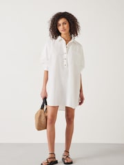 Hush White Skye Beach Shirt Dress - Image 1 of 5