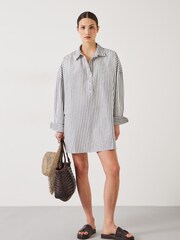 Hush Blue Skye Beach Shirt Dress - Image 1 of 5