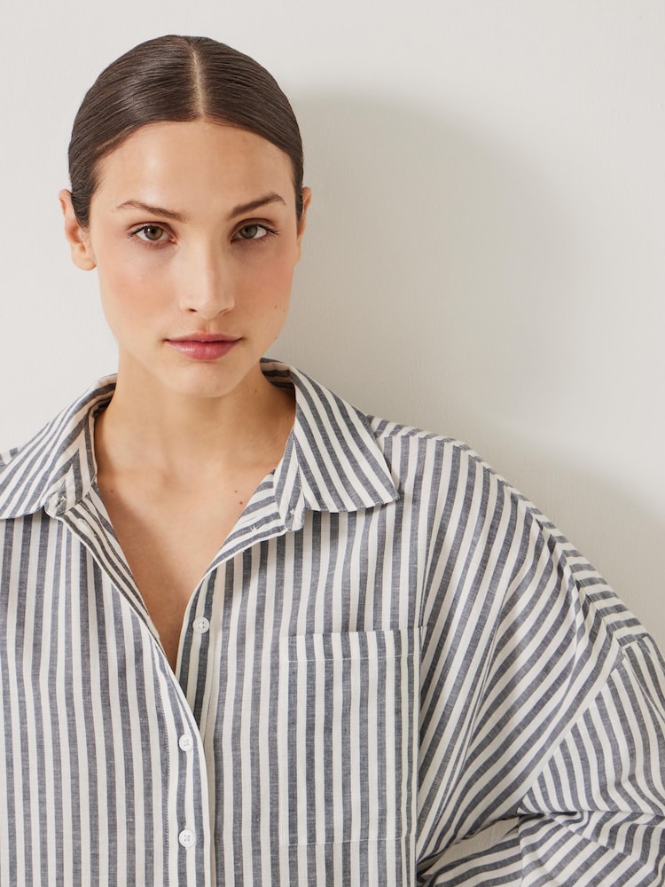 Hush Blue Skye Beach Shirt Dress - Image 2 of 5