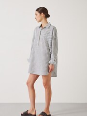 Hush Blue Skye Beach Shirt Dress - Image 4 of 5