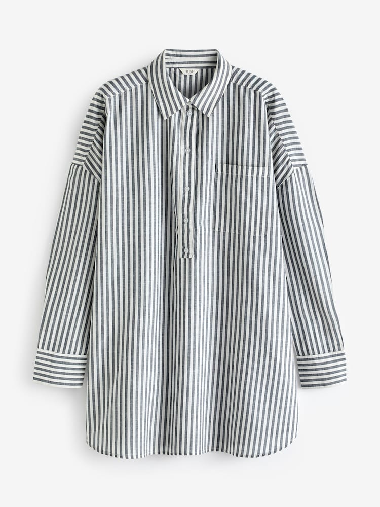 Hush Blue Skye Beach Shirt Dress - Image 5 of 5