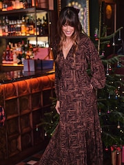 FatFace Noelle Black Maxi Dress - Image 1 of 8