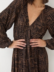 FatFace Noelle Black Maxi Dress - Image 7 of 8