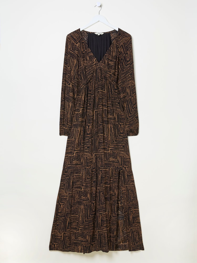 FatFace Noelle Black Maxi Dress - Image 8 of 8