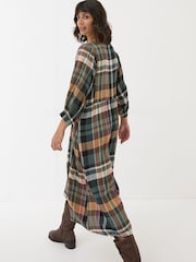 FatFace Ceil Multi Check Dress - Image 2 of 9