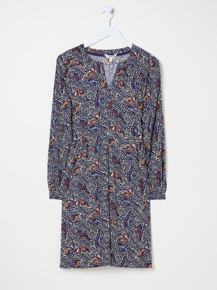 FatFace Anona Dark Navy Swing Dress - Image 5 of 5