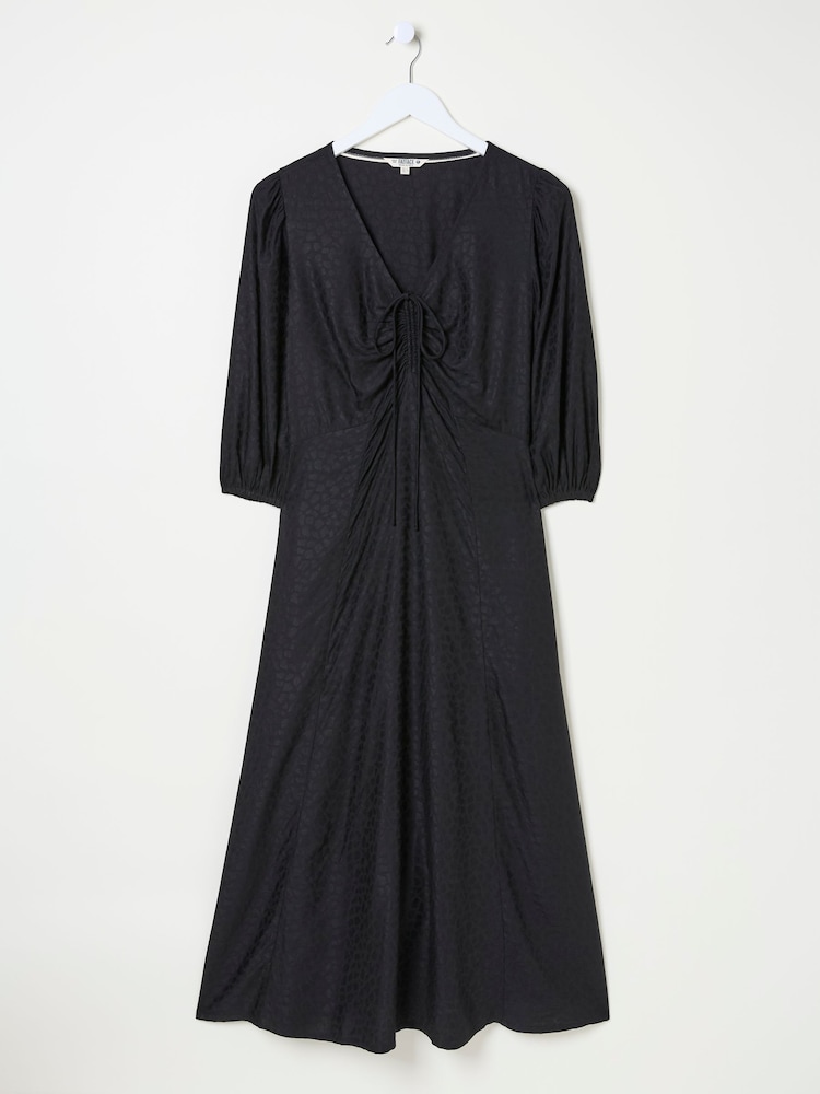FatFace Libby Black Midi Dress - Image 5 of 5