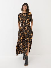 FatFace Black Winona Floral Dress - Image 1 of 5
