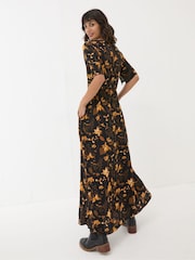 FatFace Black Winona Floral Dress - Image 2 of 5
