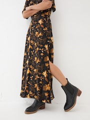FatFace Black Winona Floral Dress - Image 5 of 5