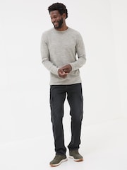 FatFace Natural Dark Skies Long Sleeve Crew T-Shirt - Image 3 of 8
