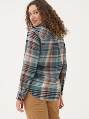 FatFace Olivia Multi 100% Cotton Check Shirt - Image 2 of 5
