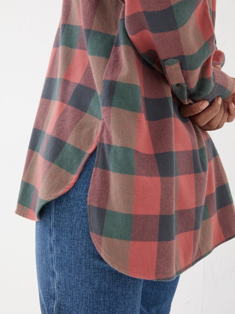 FatFace Multi Carolin 100% Cotton Check Shirt - Image 5 of 5 FatFace Multi Carolin 100% Cotton Check Shirt - Image 5 of 5