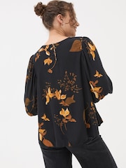 FatFace Black Wynn Floral Blouse - Image 3 of 9