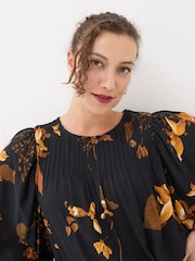 FatFace Black Wynn Floral Blouse - Image 5 of 9