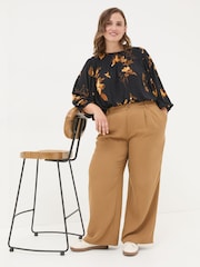 FatFace Black Wynn Floral Blouse - Image 8 of 9