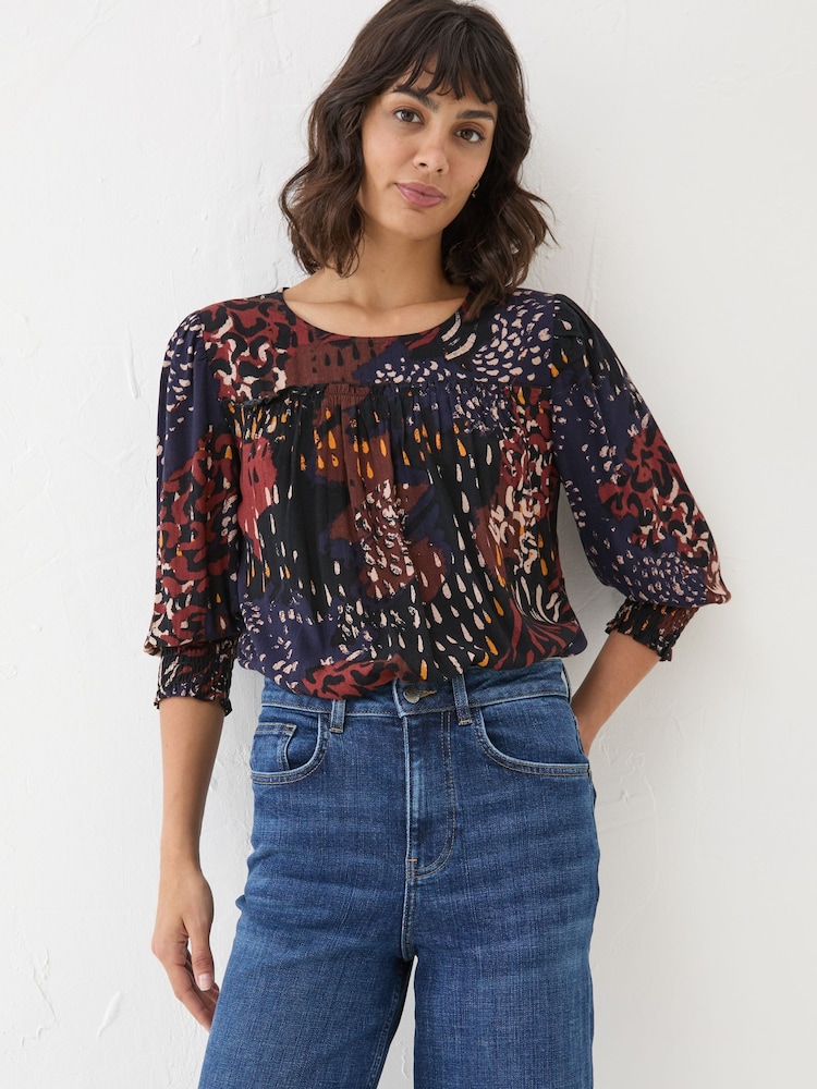 FatFace Multi Shelly Animal Blouse - Image 1 of 7