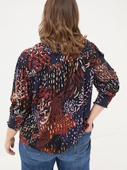 FatFace Multi Shelly Animal Blouse - Image 6 of 7