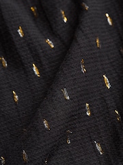 FatFace Black Metallic Blouse - Image 7 of 7