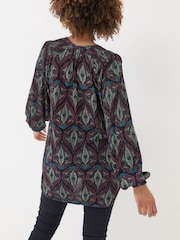 FatFace Multi Lizzie Tunic Top - Image 3 of 9