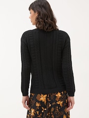 FatFace Black Dark Skies Damson Beaded Jumper - Image 2 of 6