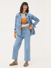 FatFace Multi Equinox Stripe Jumper - Image 3 of 6