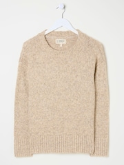 FatFace Gold Etta Sparkle Jumper - Image 6 of 6