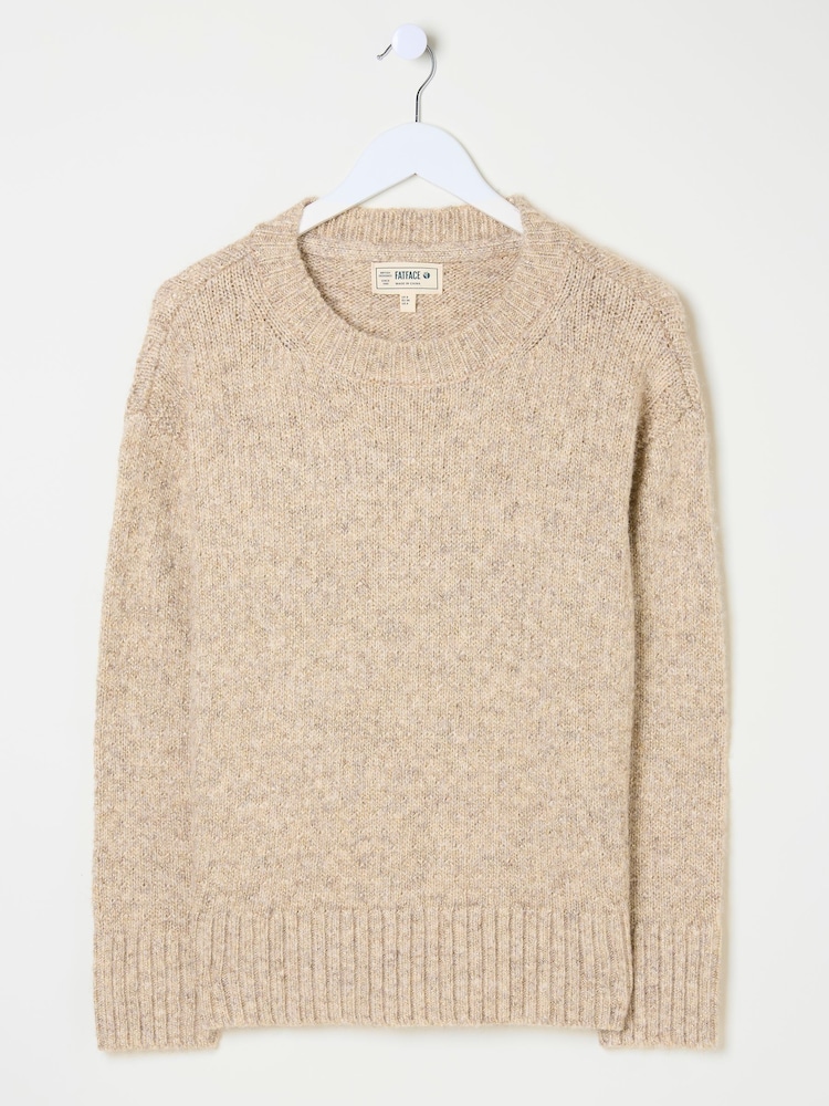 FatFace Gold Etta Sparkle Jumper - Image 6 of 6