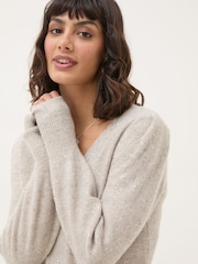 FatFace Ivory Jasmine Jumper - Image 3 of 5