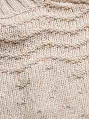 FatFace Ivory Snowflake Jumper - Image 10 of 10