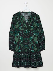FatFace Black Dark Skies Amy Mirrored Tunic Dress - Image 5 of 5