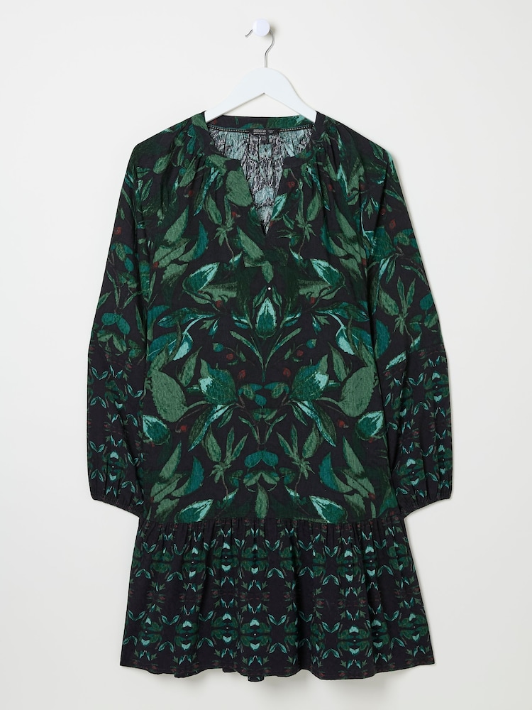 FatFace Black Dark Skies Amy Mirrored Tunic Dress - Image 5 of 5