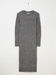 FatFace Charcoal Grey Maddy Knit Dress - Image 10 of 10