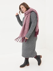 FatFace Charcoal Grey Maddy Knit Dress - Image 8 of 10