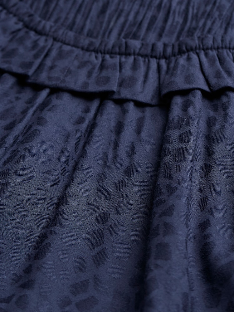 FatFace Dark Navy Mika Jacquard Dress - Image 12 of 12