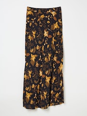 FatFace Black Willa Floral Skirt - Image 7 of 7