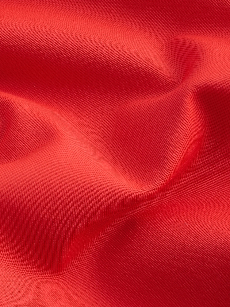 Rojo - Plaited Belt Tummy Control Plunge Wrap Swimsuit - Imagen 7 de 7