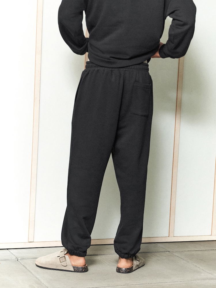 Black Cuffed EDIT Joggers - Image 3 of 9