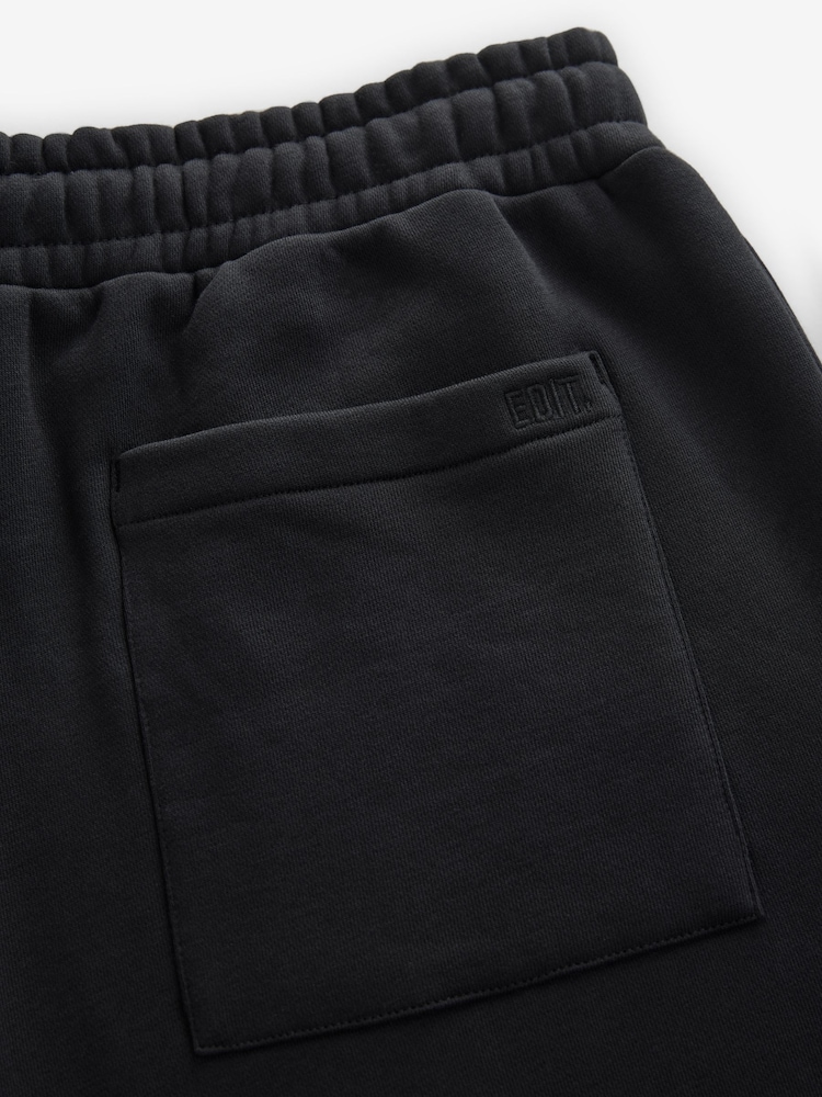 Black Cuffed EDIT Joggers - Image 8 of 9