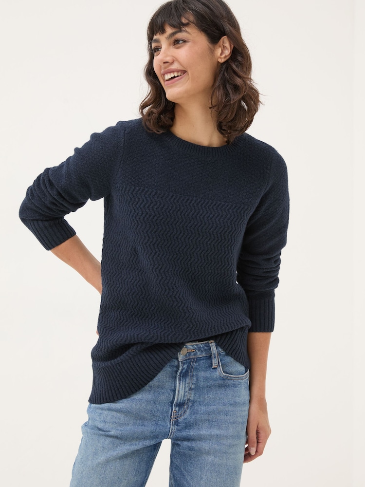 FatFace Navy Amelia Tunic - Image 1 of 6 FatFace Navy Amelia Tunic - Image 1 of 6