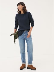 FatFace Navy Amelia Tunic - Image 3 of 6
