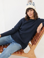FatFace Navy Amelia Tunic - Image 4 of 6
