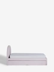 Opulent Velvet Lilac Purple Kids Rainbow Upholstered Trundle Bed - Image 7 of 11