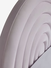 Opulent Velvet Lilac Purple Kids Rainbow Upholstered Trundle Bed - Image 9 of 11