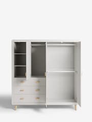 Grey Kids Alix Triple, 3 drawers Wardrobe - Image 5 of 10